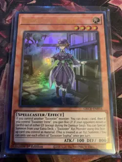 YUGIOH EXOSISTER SOPHIA ULTRA RARE 1ST NEAR MINT GRCR-EN016 - Image 1