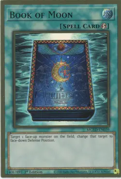 Yugioh MGED-EN039 - Book of Moon - Premium Gold Rare 1st - Image 1