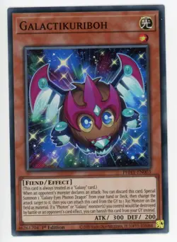 PHHY-EN003 Galactikuriboh Super Rare 1st Edition YuGiOh Card - Image 1