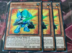 3X PLAYSET DUEA-EN045 DESKBOT 001 Common 1ST Edition YuGiOh Card - Image 1