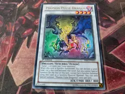 YUGIOH PHONON PULSE DRAGON RARE PRIO-EN055 MIXED EDITION - Image 1