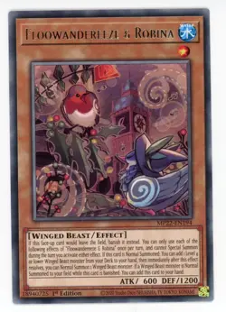 MP22-EN194 Floowandereeze & Robina Rare 1st Edition YuGiOh - Image 1