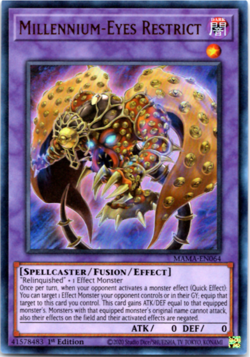 Millennium-Eyes Restrict - MAMA-EN064 - Ultra Rare - 1st Edition Yugioh - Image 1
