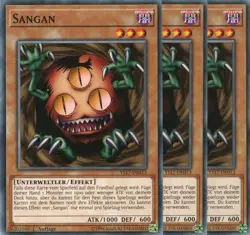 yugioh 3x Sangan YS17-DE013 COMMON 1Auflage Deutsch - Image 1