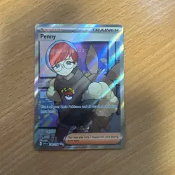 Pokemon Card Penny Supporter Trainer 239/198 Ultra Rare S&V Base Set NM - Image 1