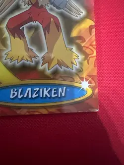 2004 POKEMON TOPPS ADVANCED CHALLENGE BLAZIKEN #9 TRADING CARD - Image 2