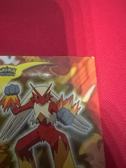 2004 POKEMON TOPPS ADVANCED CHALLENGE BLAZIKEN #9 TRADING CARD - Image 3