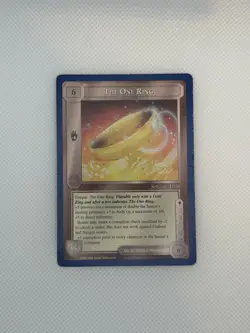 Middle Earth CCG Lord of the Rings 'The One Ring' Artifact Card - Image 1