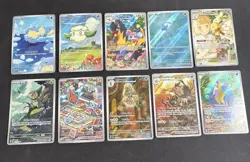 POKEMON TCG Scarlet & Violet Era Lot Of 10 IR Illustration Rare Cards - Image 1