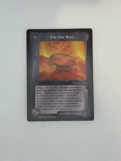 Middle Earth CCG Lord of the Rings 'The One Ring' Artifact Card - Image 1