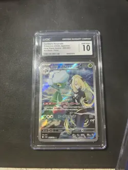 Cynthia's Roserade AR 065/063 Heat Wave Arena Pokemon Card Japanese 2025 CGC 10 - Image 1