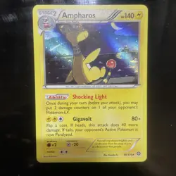 Ampharos 40/114 - XY Steam Siege - Holo Rare Pokemon Card - Image 1
