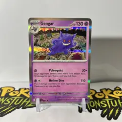 Gengar 094/165 - Holo Rare Scarlet & Violet 151 Pokemon TCG Card - NM - Image 1