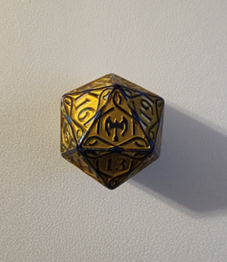 Kaldheim Bundle Spindown Die - MTG Fat Pack Die - Image 1