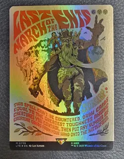 Foil Last March of the Ents Borderless Poster Universes Beyond Lord of the Rings - Image 1