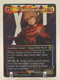 Joshua, Phoenix's Dominant #542 (Borderless)(Surge Foil) NM Final Fantasy - Image 1