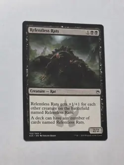 Relentless Rats - Masters 25 - M25 - Near Mint - MTG - Image 1