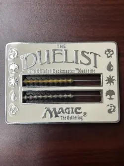 Magic The Gathering “The Duelist” Abacus Life Counter - WHITE VERY RARE 1996 - Image 1