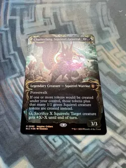 Borderless Raised Foil Chatterfang, Squirrel General NM- Unplayed Bloomburrow - Image 5