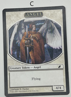 MTG Magic the Gathering Player Rewards Angel Token Scourge NM - Image 5