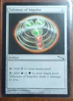 MTG - TALISMAN OF IMPULSE - Mirrodin (U) - Image 1
