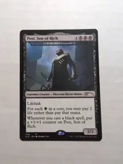 Post, Son of Rich - K'rrik, Son of Yawgmoth (Post Malone) Secret Lair Drop NM!!! - Image 1