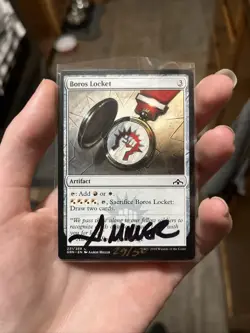 MTG Boros Locket Guilds of Ravnica Artist Proof Signed 29/50 - Image 1