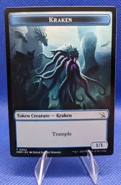 MTG Kraken Token March of the Machine Tokens Regular Token - Image 1