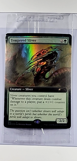 2022 MTG Magic the Gathering Secret Lair Drop Foil #657 Tempered Sliver *Sealed* - Image 1