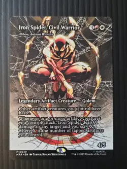Iron Spider, Civil Warrior Marvel's Spider-Man Borderless Mythic Rare - Image 1
