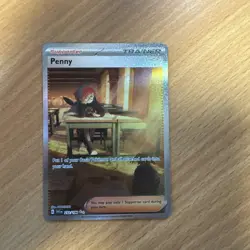 Pokemon TCG Penny 252/198 S&V Base Set SIR Holo (Pack Fresh, Mint) - Image 1