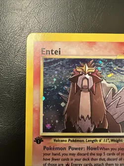 Entei 6/64 Holo Rare 1st Edition Neo Revelation Pokemon TCG - Image 2