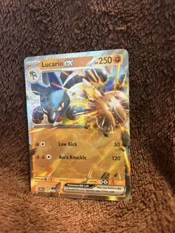 Lucario ex - 082/142 Stellar Crown Double Rare Pokemon - NM/MINT - Image 1