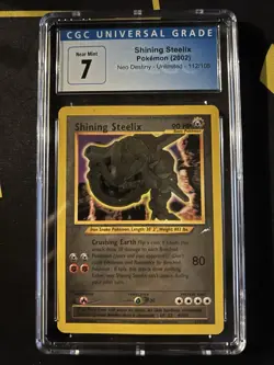 CGC 7.0-Near Mint-Pokemon Shining Steelix-112/105-Neo Destiny - Image 1