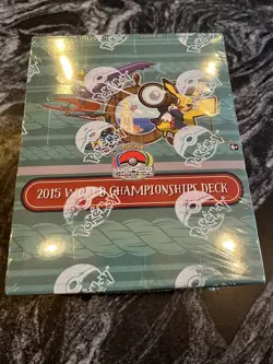 Pokemon TCG 2015 World Championship Factory Sealed Retail Case Box Of 8 Decks - Image 1