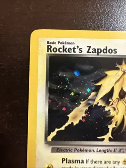 Rocket’s Zapdos 15/132 Holo Rare Pokemon TCG Gym Challenge WOTC LP - Image 2