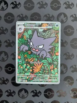 Pokemon TCG Haunter 027 Illustration Rare Mega Gengar Deck Phantasmal Flames LP - Image 1
