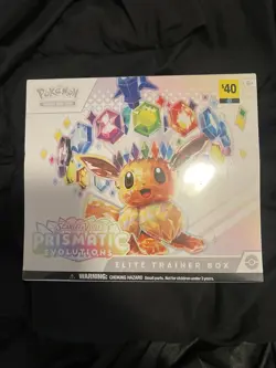 Pokemon TCG SV8.5 Prismatic Evolutions Elite Trainer Box Factory Sealed - Image 1