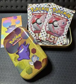 151 Packs (2x) And Gengar Tin. Pokemon Sealed - Image 1