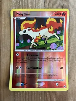 Pokemon TCG Ponyta Arceus 46/99 Reverse Holo Uncommon NM - Image 1