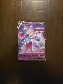 Mewtwo SWSH223 Black Star Promos GO Stamped Ultra Rare Holo Pokemon TCG 2022 NM - Image 1