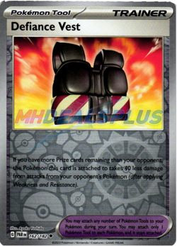 NM Pokemon Paradox Rift Defiance Vest Reverse Holo 162 - Image 1
