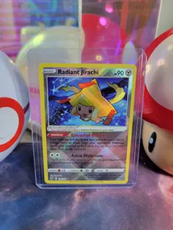Radiant Jirachi 120/195 Pokemon TCG SW&SH Silver Tempest Radiant Rare Holo NM - Image 1