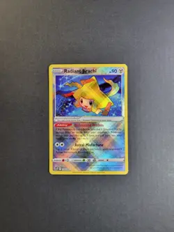 Radiant Jirachi 120/195 Pokemon TCG SW&SH Silver Tempest Radiant Rare Holo NM - Image 2