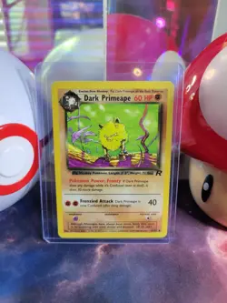 Dark Primeape 43/82 Pokemon TCG Team Rocket Unlimited Regular Uncommon MP - Image 1