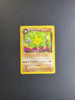 Dark Primeape 43/82 Pokemon TCG Team Rocket Unlimited Regular Uncommon MP - Image 2