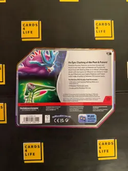 Pokemon Paradox Clash Tin - Iron Leaves Ex w/ 5 Packs BRAND NEW SEALED - Image 2