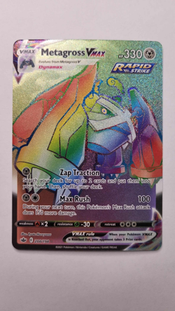 Pokemon Metagross VMAX 208/198 Chilling Reign Sword & Shield SECRET NM 0303#239 - Image 1