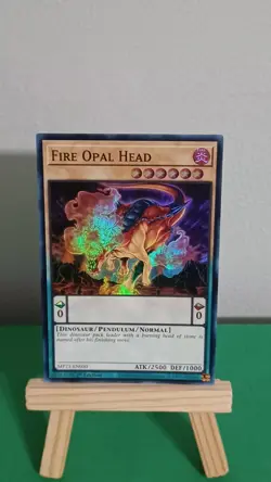 Yugioh Fire Opal Head MP23-EN266 Super Rare 25th Anniversary Tin - Image 2