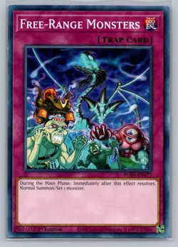 2020 Yu-Gi-OH! 1st Edition Free-Range Monsters PHRA-EN077 - Image 1